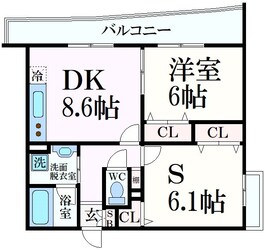 アイテラス甲南の物件間取画像